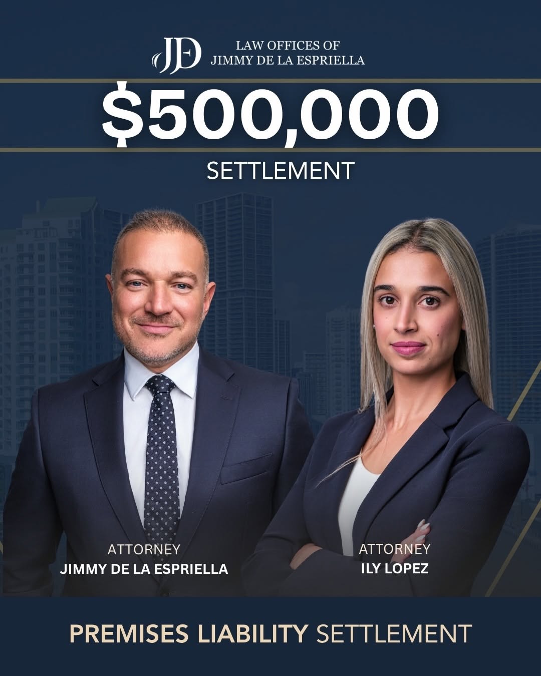 $500,000 Premises liability